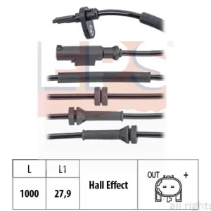 Czujnik, prędkość obrotowa koła EPS 1.960.143 Dodaj do koszyka