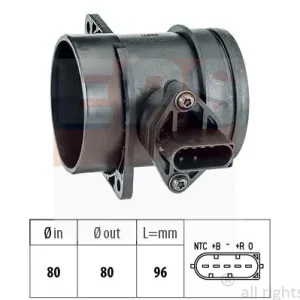 Wysoka jakość Przepływomierz masowy powietrza EPS 1.991.331