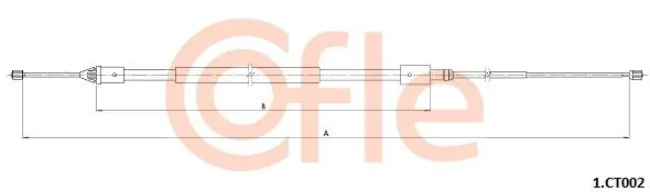 Cięgło, hamulec postojowy COFLE 1.CT002 Okazja
