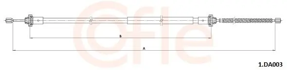Cięgło, hamulec postojowy COFLE 1.DA003 Kup teraz