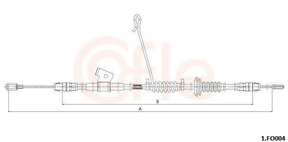 Cięgło, hamulec postojowy COFLE 1.FO004 Oferta limitowana