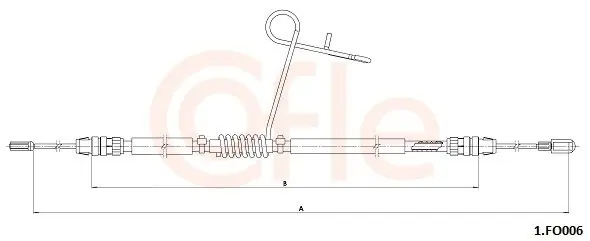 Niska cena Cięgło, hamulec postojowy COFLE 1.FO006
