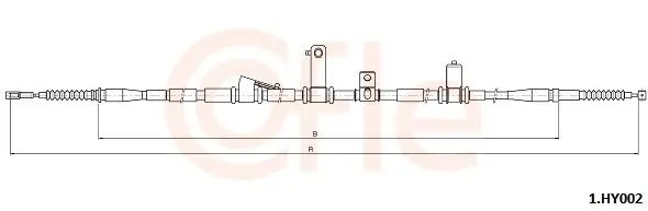 Cena promocyjna Cięgło, hamulec postojowy COFLE 1.HY002