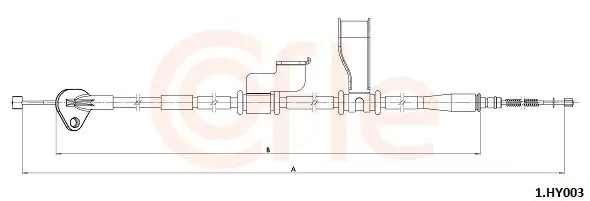 Zniżka Cięgło, hamulec postojowy COFLE 1.HY003