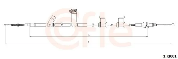 Cięgło, hamulec postojowy COFLE 1.KI001 Taniej