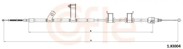 Cięgło, hamulec postojowy COFLE 1.KI004 Cena promocyjna