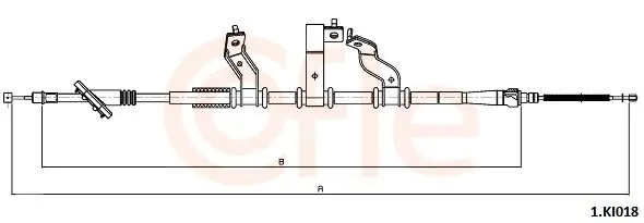 Cięgło, hamulec postojowy COFLE 1.KI018 Ekspresowa dostawa