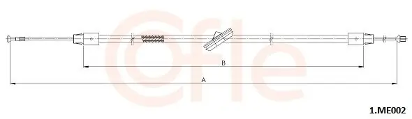 Cięgło, hamulec postojowy COFLE 1.ME002 Darmowy zwrot