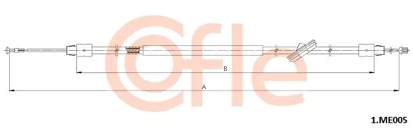 Zniżka Cięgło, hamulec postojowy COFLE 1.ME005