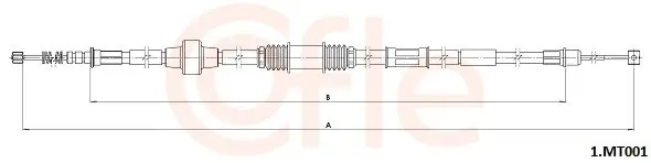 Nowość Cięgło, hamulec postojowy COFLE 1.MT001