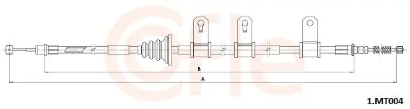 Cięgło, hamulec postojowy COFLE 1.MT004 Bezpieczna płatność