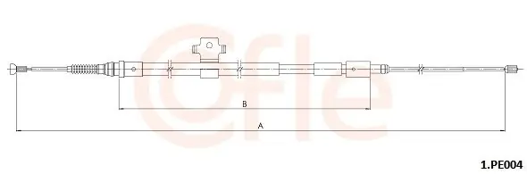 Ograniczona ilość Cięgło, hamulec postojowy COFLE 1.PE004