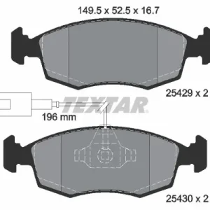 Szybka dostawa Zestaw klocków hamulcowych, hamulce tarczowe TEXTAR 2542901