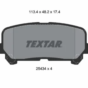 Najlepsza cena Zestaw klocków hamulcowych, hamulce tarczowe TEXTAR 2543403