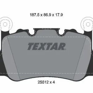 Wyjątkowa oferta Zestaw klocków hamulcowych, hamulce tarczowe TEXTAR 2551201