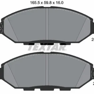 Zniżka Zestaw klocków hamulcowych, hamulce tarczowe TEXTAR 2558903
