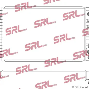 Oferta limitowana Chłodnica, układ chłodzenia silnika SRLINE 256008-1