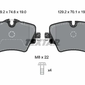 Premium Zestaw klocków hamulcowych, hamulce tarczowe TEXTAR 2561705