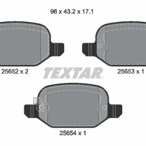 Oferta limitowana Zestaw klocków hamulcowych, hamulce tarczowe TEXTAR 2565201