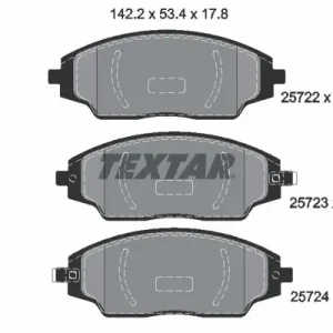 Dodaj do koszyka Zestaw klocków hamulcowych, hamulce tarczowe TEXTAR 2572201