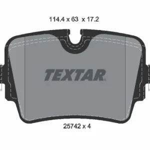 Darmowa dostawa Zestaw klocków hamulcowych, hamulce tarczowe TEXTAR 2574201