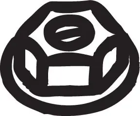 Nakrętka, kolektor wydechowy BOSAL 258-047 Bezpieczna płatność