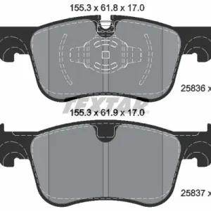 Wysoka jakość Zestaw klocków hamulcowych, hamulce tarczowe TEXTAR 2583601