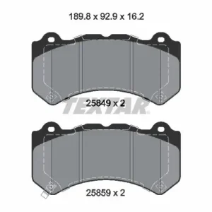 Hit cenowy Zestaw klocków hamulcowych, hamulce tarczowe TEXTAR 2584901
