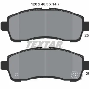 Okazja Zestaw klocków hamulcowych, hamulce tarczowe TEXTAR 2593901
