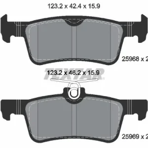 Sprawdź teraz Zestaw klocków hamulcowych, hamulce tarczowe TEXTAR 2596801