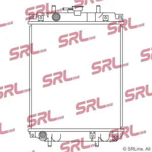 Premium Chłodnica, układ chłodzenia silnika SRLINE 260708-1