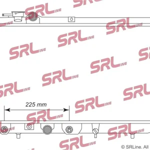 Chłodnica, układ chłodzenia silnika SRLINE 261008-3 Promocja