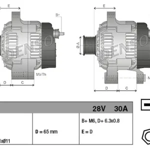 Najlepsza cena Alternator DENSO DAN603