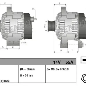 Szybka wysyłka Alternator DENSO DAN618
