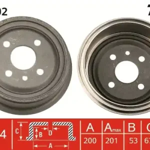 Oferta Bęben hamulcowy TRW DB4002