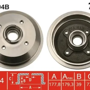 Wyprzedaż Bęben hamulcowy TRW DB4004B