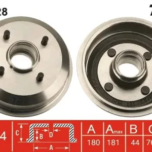Tylko dziś Bęben hamulcowy TRW DB4028