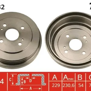 Bęben hamulcowy TRW DB4032 Sprawdź teraz