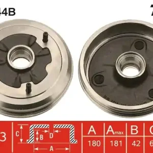 Nie przegap Bęben hamulcowy TRW DB4044B