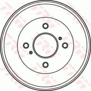 Bęben hamulcowy TRW DB4047 Do wyczerpania zapasów