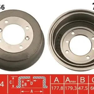 Nie przegap Bęben hamulcowy TRW DB4056