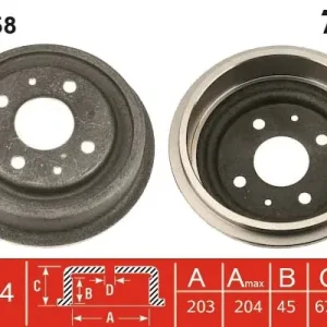 Bęben hamulcowy TRW DB4058 Oferta czasowa