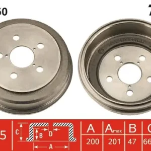 Super okazja Bęben hamulcowy TRW DB4060
