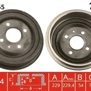 Bęben hamulcowy TRW DB4065 Nie przegap