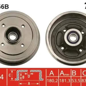Bęben hamulcowy TRW DB4066B Rabat