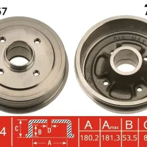 Bęben hamulcowy TRW DB4067 Kup teraz