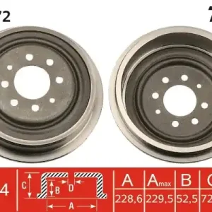 Promocja Bęben hamulcowy TRW DB4072