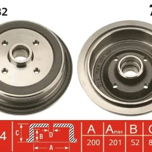 Bęben hamulcowy TRW DB4082 Bezpieczna płatność