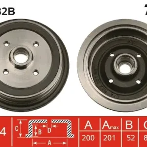 Bęben hamulcowy TRW DB4082B Zamów dziś