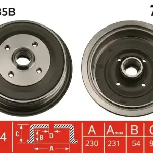 Bęben hamulcowy TRW DB4085B Nie przegap